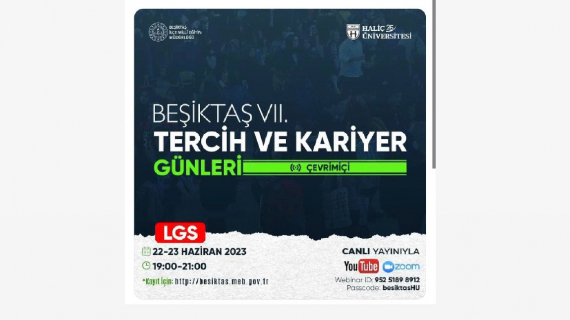 Beşiktaş İlçe Mem Tercih ve Kariyer Günleri